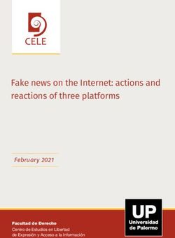 Fake news on the Internet: actions and reactions of three platforms - February 2021