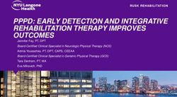PPPD: EARLY DETECTION AND INTEGRATIVE REHABILITATION THERAPY IMPROVES OUTCOMES - Academy of Neurologic Physical Therapy
