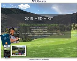 2019 MEDIA KIT THE OFFICIAL COLORADO GOLF MEDIA PARTNER OF - Colorado AvidGolfer
