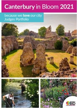 Canterbury in Bloom 2021 - because we love our city Judges Portfolio