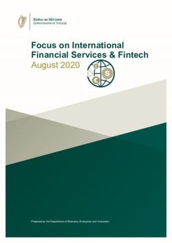 Focus on International Financial Services & Fintech August 2020