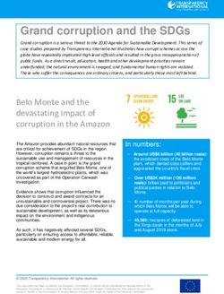 Grand corruption and the SDGs - Anti-Corruption Knowledge ...