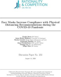 Face Masks Increase Compliance with Physical Distancing Recommendations during the COVID-19 Pandemic