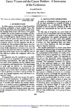 Tumor Viruses and the Cancer Problem: A Summation of the Conference - Cancer Research
