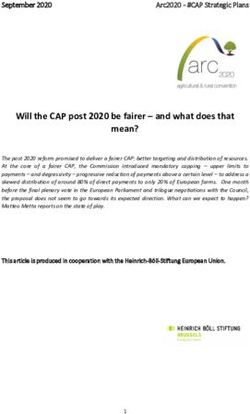 Will the CAP post 2020 be fairer - and what does that mean? - ARC2020