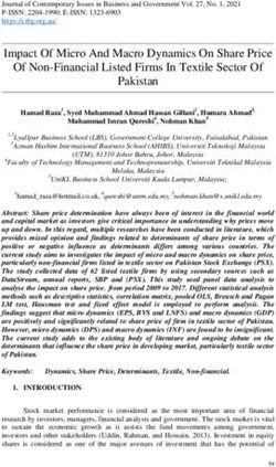 Impact Of Micro And Macro Dynamics On Share Price Of Non-Financial Listed Firms In Textile Sector Of Pakistan