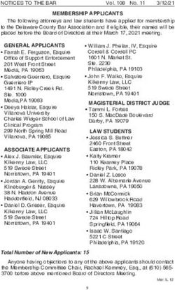 MEMBERSHIP APPLICANTS - PA Legal Ads