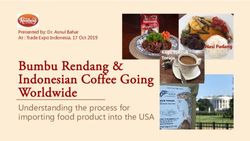 Bumbu Rendang & Indonesian Coffee Going Worldwide - Understanding the process for importing food product into the USA