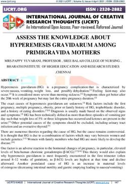 ASSESS THE KNOWLEDGE ABOUT HYPEREMESIS GRAVIDARUM AMONG PRIMIGRAVIDA MOTHERS - IJCRT
