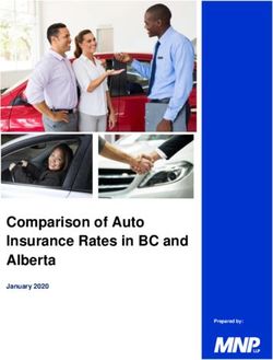 Comparison of Auto Insurance Rates in BC and Alberta - January 2020 Prepared for the Insurance Bureau of Canada - IBC ...