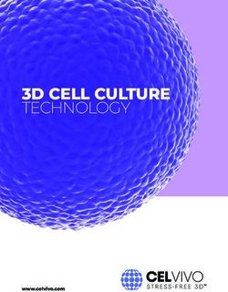 3D CELL CULTURE TECHNOLOGY - www.celvivo.com