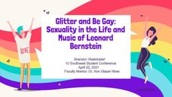 Brandon Visetchaisri IU Southeast Student Conference April 22, 2021 Faculty Mentor: Dr. Ann Glazer Niren