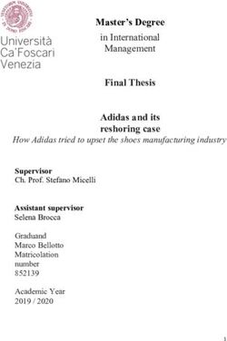 Master's Degree in International Management