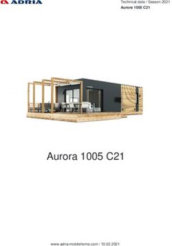 Aurora 1005 C21 - Technical data / Season 2021 Aurora 1005 C21 - Adria Mobilehomes