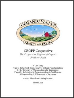 CROPP Cooperative The Cooperative Regions of Organic Producer Pools