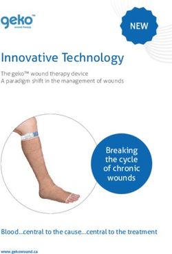 Innovative Technology - Breaking the cycle of chronic wounds Blood central to the cause central to the treatment - geko Devices