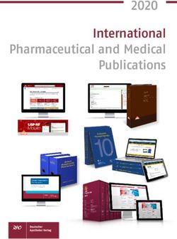 2020 International Pharmaceutical and Medical Publications - Deutscher Apotheker Verlag