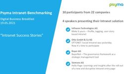 Psyma Intranet-Benchmarking