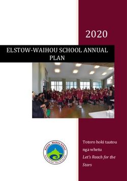2020 ELSTOW-WAIHOU SCHOOL ANNUAL PLAN - Totoro hoki taatou nga whetu - Kia ora and a warm ...