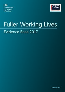 Fuller Working Lives Evidence Base 2017 - February 2017