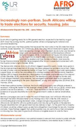 Increasingly non-partisan, South Africans willing to trade elections for security, housing, jobs - Afrobarometer