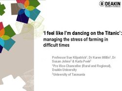 I feel like I'm dancing on the Titanic': managing the stress of farming in difficult times