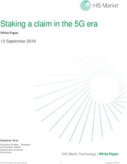 Staking a claim in the 5G era - 13 September 2019 White Paper - IHS Markit