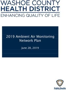 2019 Ambient Air Monitoring Network Plan - June 28, 2019 - Washoe County