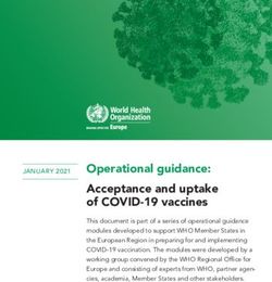 Acceptance and uptake of COVID-19 vaccines - WHO | World ...