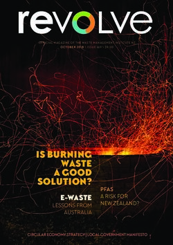 IS BURNING WASTE A GOOD SOLUTION? - E-WASTE LESSONS FROM AUSTRALIA PFAS - WasteMINZ