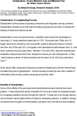 Globalization: How to Maximize Gain and Minimize Pain