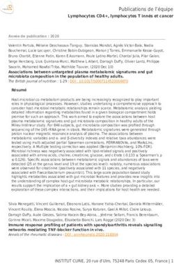 Publications de l'équipe - Lymphocytes CD4+, lymphocytes T innés et cancer - Centre de Recherche Institut Curie