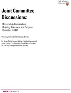 Joint Committee Discussions