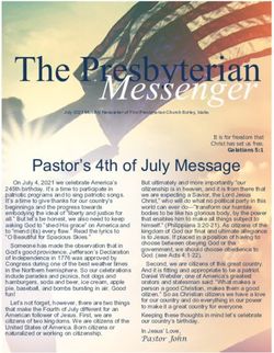 The Presbyterian Messenger - First Presbyterian Church