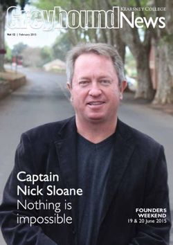 Captain Nick Sloane Nothing is impossible - FOUNDERS WEEKEND 19 & 20 June 2015 - Kearsney College