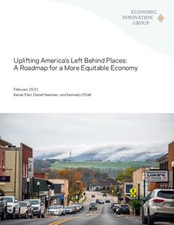 Uplifting America's Left Behind Places: A Roadmap for a More Equitable Economy - February 2021 Kenan Fikri, Daniel Newman, and Kennedy O'Dell