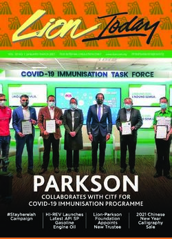 PARKSON COLLABORATES WITH CITF FOR COVID-19 IMMUNISATION PROGRAMME - The Lion Group
