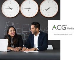 Media MEDIA OFFERINGS 2022 - Association for Corporate Growth