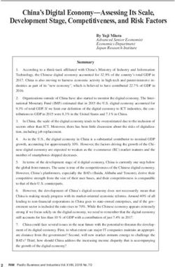 China's Digital Economy Assessing Its Scale, Development Stage, Competitiveness, and Risk Factors