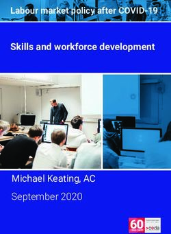 Skills and workforce development - Michael Keating, AC September 2020 - Labour market policy after COVID-19 - CEDA
