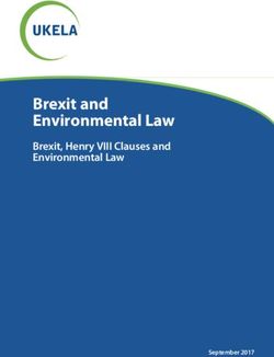 Brexit and Environmental Law - Brexit, Henry VIII Clauses and Environmental Law - September 2017 - UK Environmental ...
