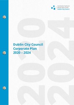Dublin City Council Corporate Plan 2020 2024