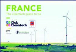 FRANCE The cleantech place to be