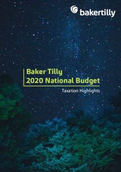 Baker Tilly 2020 National Budget - Taxation Highlights - Baker Tilly Chartered Accountants