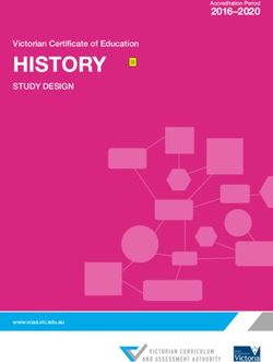HISTORY 2016-2020 Accreditation Period - Victorian Curriculum and ...