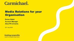 Media Relations for your Organisation - Emma Walsh Account Manager Alice PR & Events - Fingal PPN