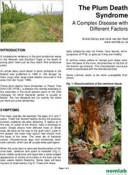 The Plum Death Syndrome - A Complex Disease with Different Factors - nemlab
