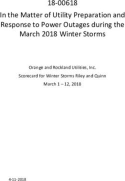 In the Matter of Utility Preparation and Response to Power Outages during the March 2018 Winter Storms - 18-00618 Orange and Rockland Utilities ...