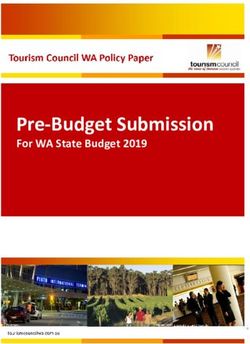 Pre-Budget Submission - For WA State Budget 2019 - sdrftsdfsdfsdfsdw - Tourism Council ...