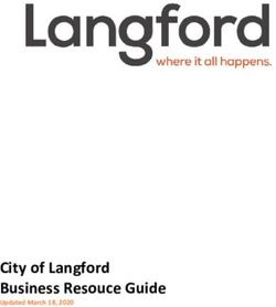 City of Langford Business Resouce Guide - Updated March 18, 2020 - WestShore ...